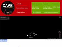Tablet Screenshot of cavesaintetienne.com